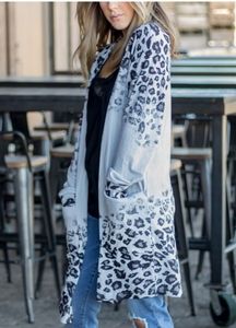 New with tags, grey blue cheetah cardigan XL